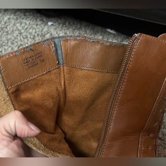 Victorian-Inspired Franco Sarto Heeled Boots sz7 - Picture 8 of 15